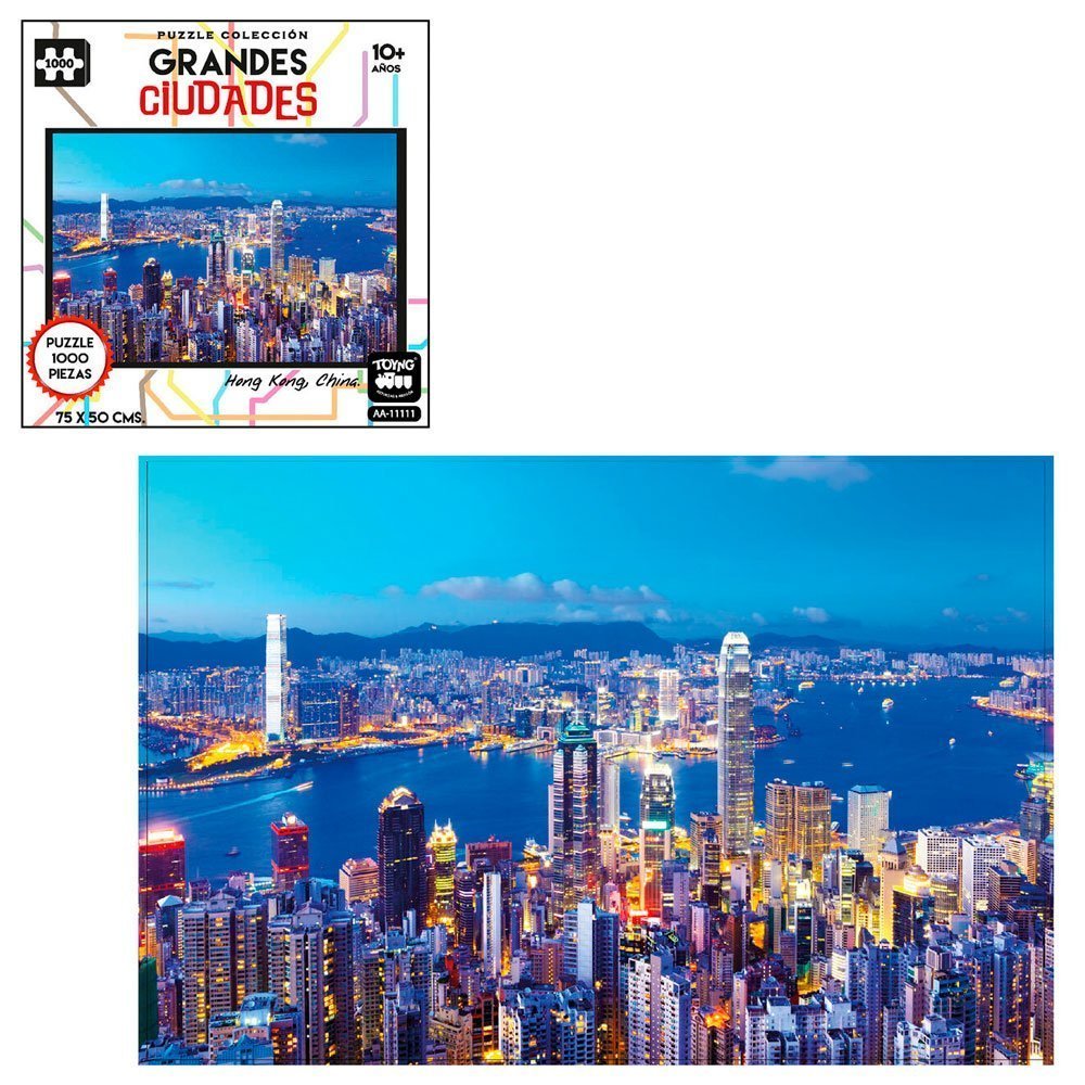 PUZZLE GRANDES CIUDADES 1000 PCS HONG KONG PUZZLE GRANDES CIUDADES 1000 PCS HONG KONG